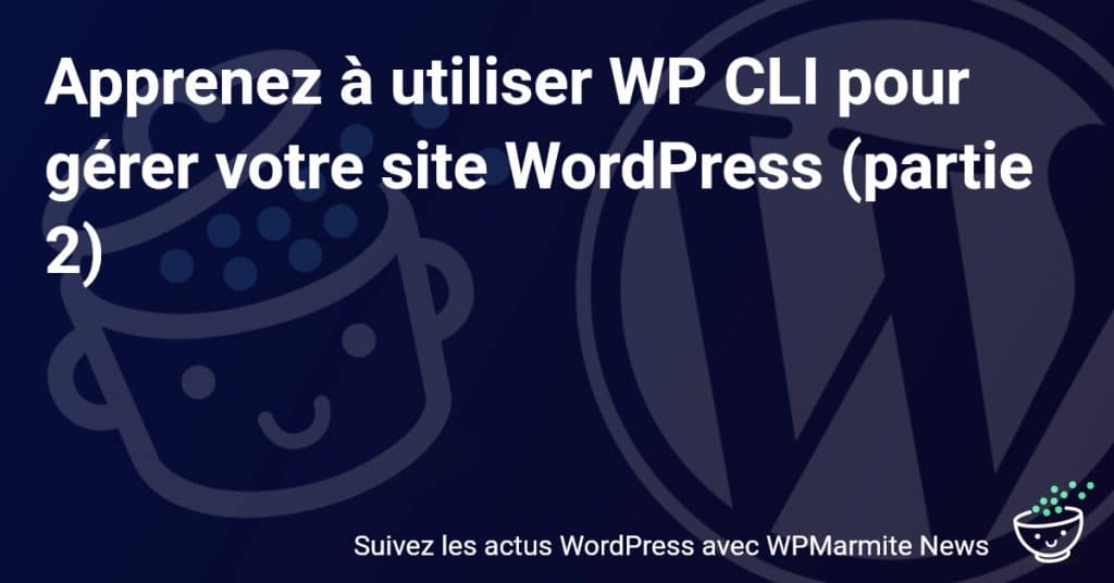 Boostez vos compétences WordPress : Maitrisez WP CLI comme un pro (Partie 2)