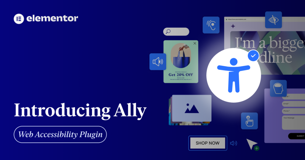 Elementor sort Ally, une extension gratuite dédiée à l’accessibilité