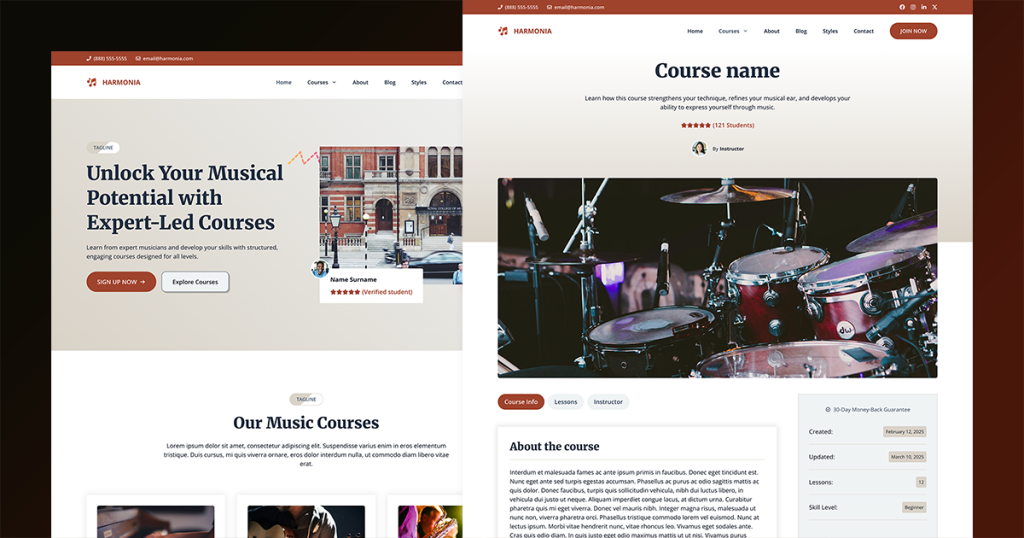 GeneratePress propose quatre nouveaux Starter Sites pour l’éducation
