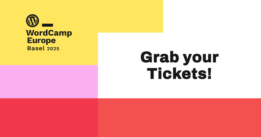 WordCamp Europe 2025 : rendez-vous à Bâle du 5 au 7 juin
