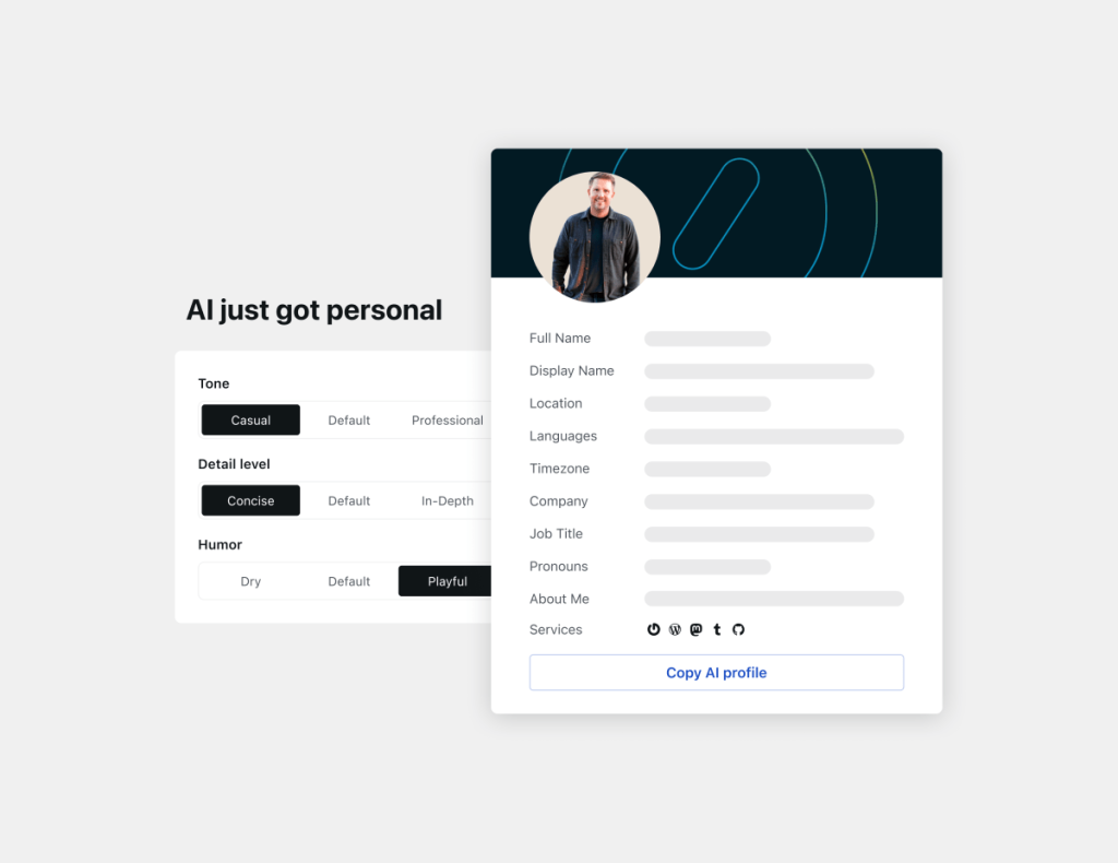 Gravatar lance un profil prêt à être utilisé par les outils d’IA