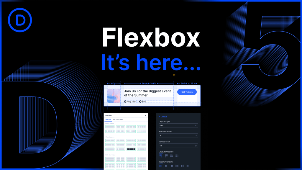 Divi 5 integre nativement Flexbox pour reinventer la mise en page