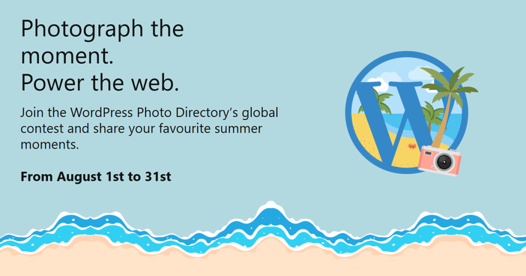 Summer Photo Contest : participez au repertoire photo de WordPress