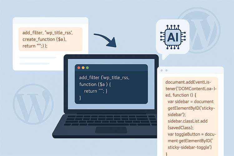 Restructurer du code WordPress obsolete avec l’IA : guide pratique