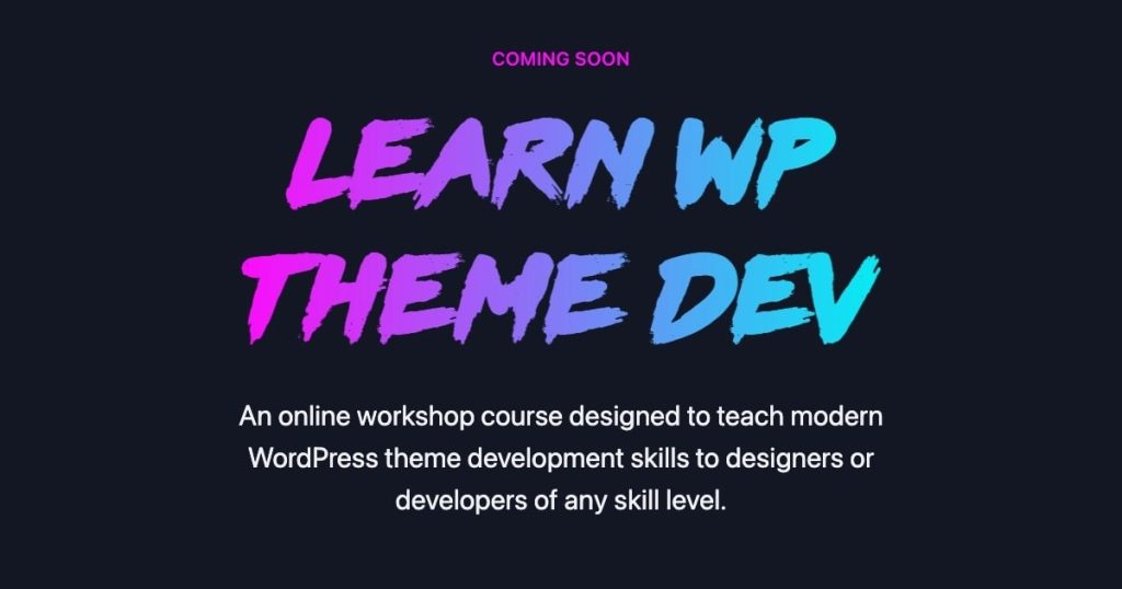 Un cours gratuit pour apprendre le développement WordPress en local