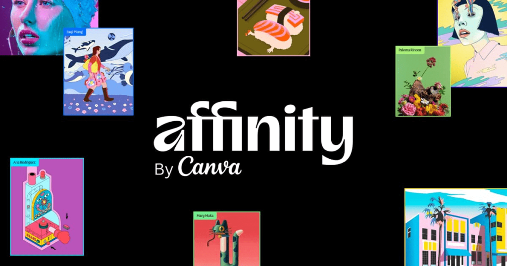 Affinity (Canva) devient 100 % gratuit à vie