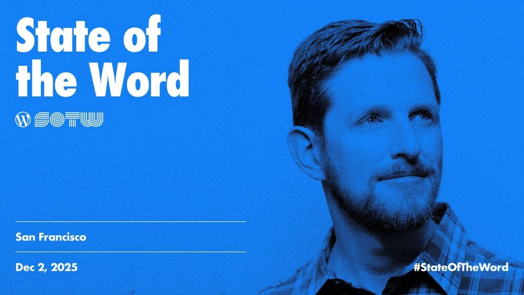 WordPress 6.9 « Gene » déployé en direct au State of the Word 2025