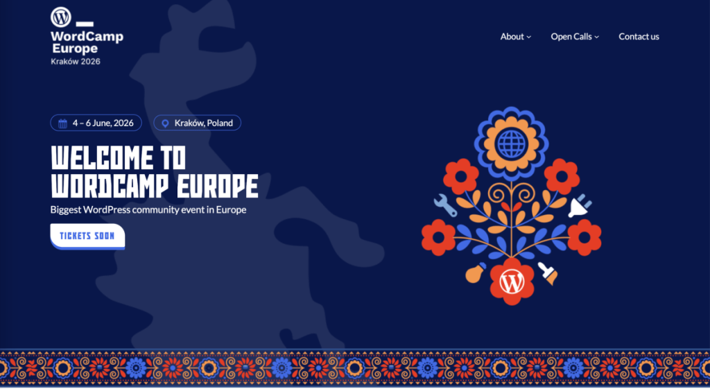WordCamp Europe 2026 à Cracovie : début dans dix jours, 3000 participants attendus