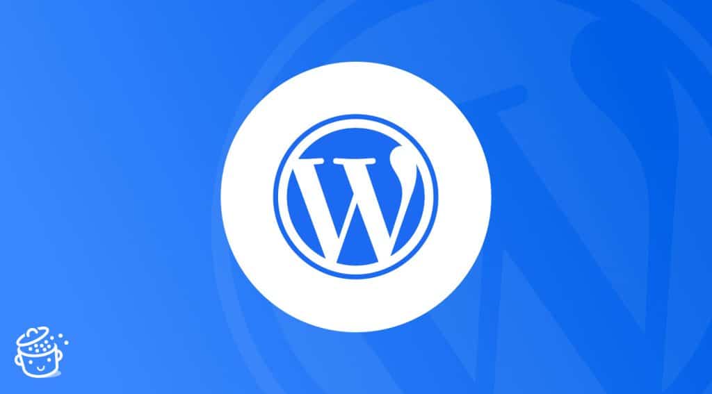 Logo WordPress sur fond bleu, illustration de la sortie de WordPress 7.0.2 corrigeant la faille wp2shell