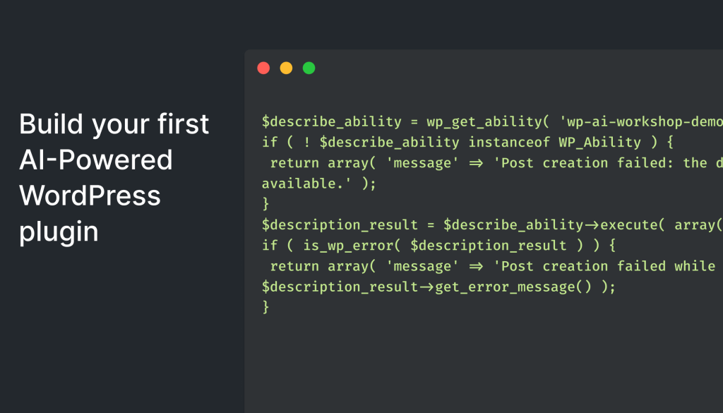Creez votre premier plugin WordPress base sur l intelligence artificielle